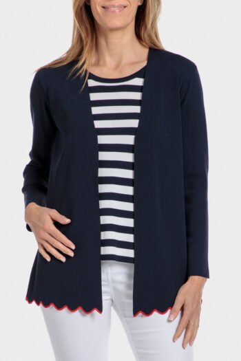 Faux-ensemble rayures