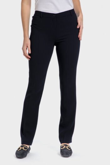 Pantalon élastique crêpe