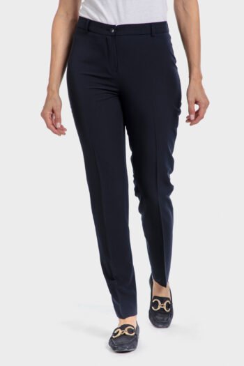 Pantalon bleu élastiques
