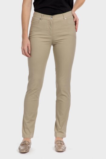 Pantalon coton élastique