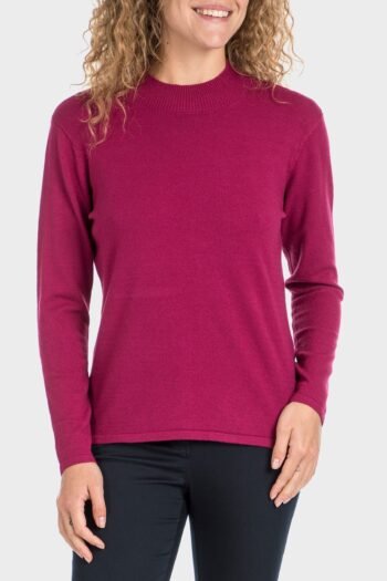 Pull basique demi col roulé