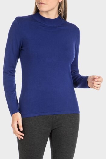 Pull basique demi col roulé