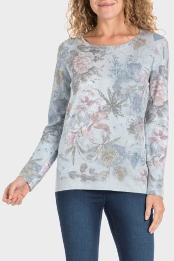 Pull imprimé strass