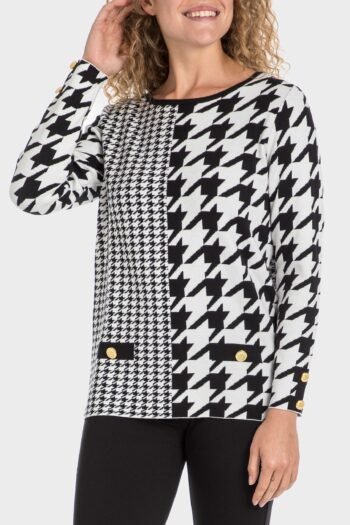 Pull pied-de-poule
