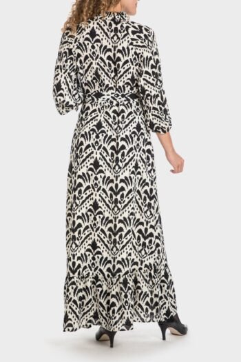 Robe plissée imprimée