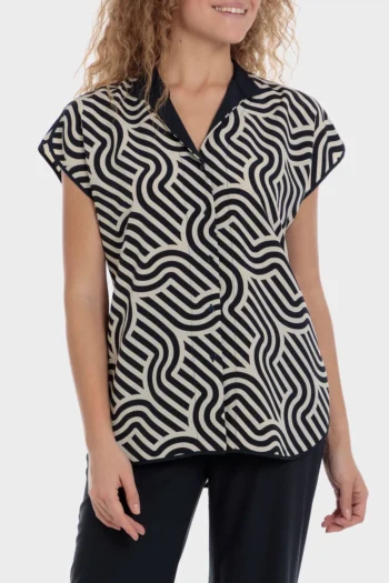 Chemise imprimé géométrique