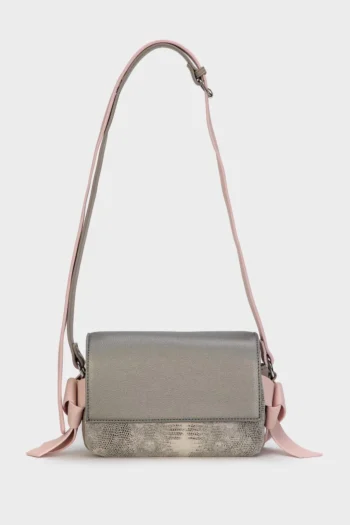 Sac bandoulière métallisé