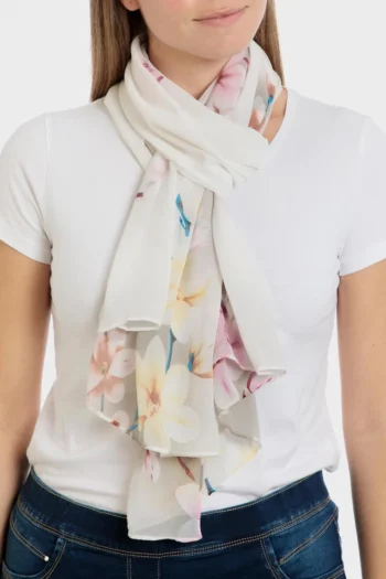 Étole imprimé floral