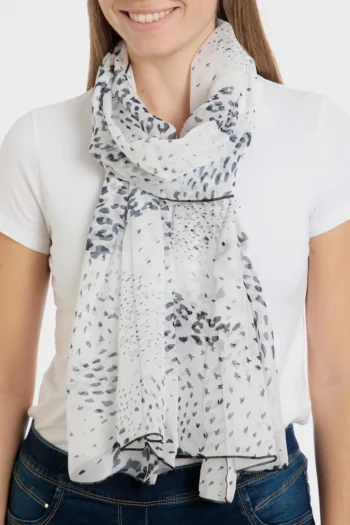 Étole imprimée animal print