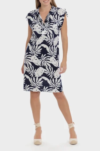 Robe imprimé feuilles