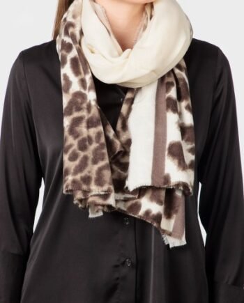 SCARF, BEIGE