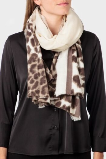SCARF, BEIGE
