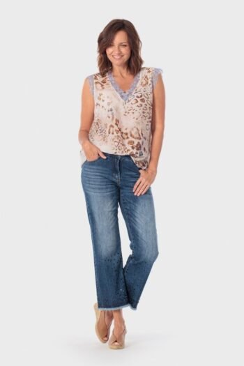 ANIMAL PRINT BLOU